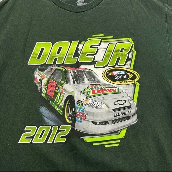 Nascar Green Dale Jr. Graphic Tee - Picture 3 of 10